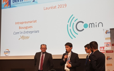 Com’in remporte le prix Trophee des TP Startup 2019