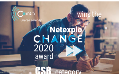 Com’in is awarded 2020 Netexplo Change CSR prize