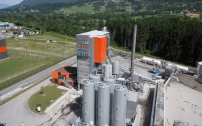 Colas : Les Houches asphalt plant